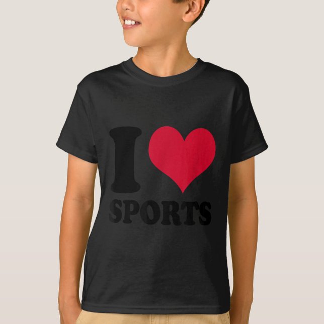 Camiseta I Love Srts Fitness Motivation  (Anverso)