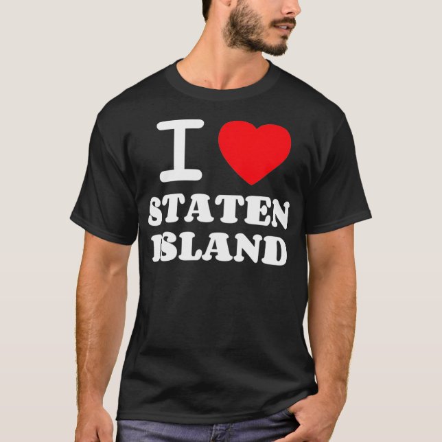 Camiseta I Love Staten Island  (Anverso)