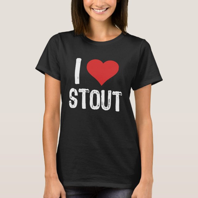 Camiseta I Love Stout (Anverso)