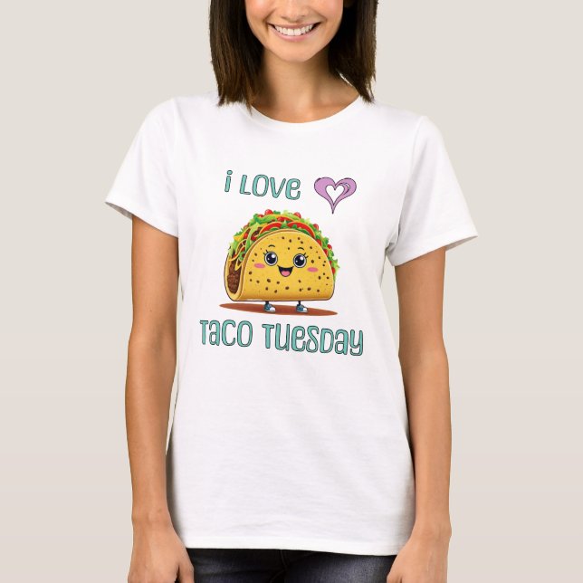 Camiseta I Love Taco Tuesday (Anverso)