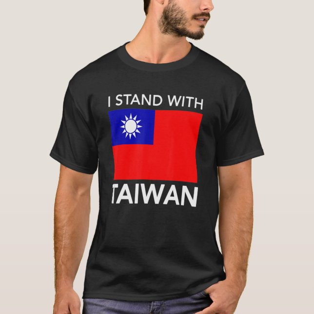 Camiseta I Love Taiwan Flag Taiwanese Pride I Stand With Ta (Anverso)