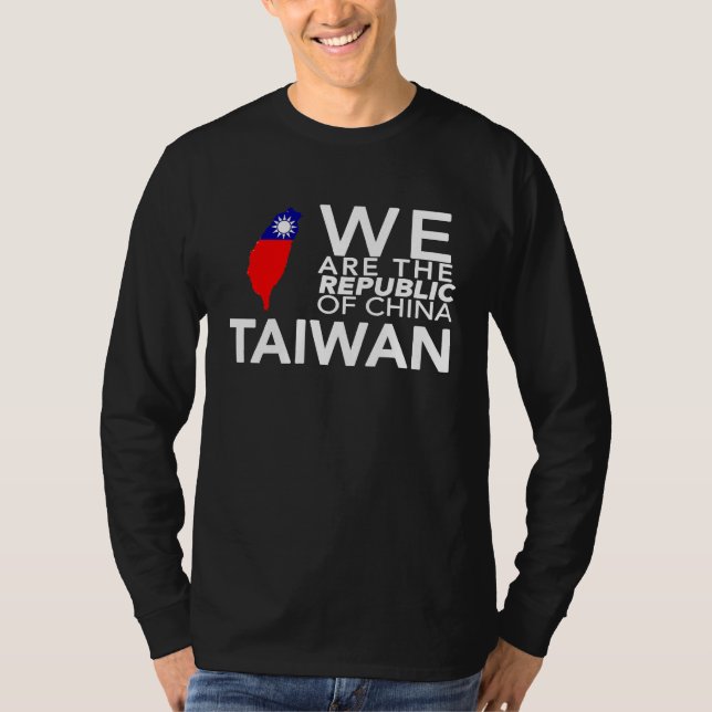 Camiseta I Love Taiwan Flag Taiwanese Taiwan Pride ROC Taip (Anverso)