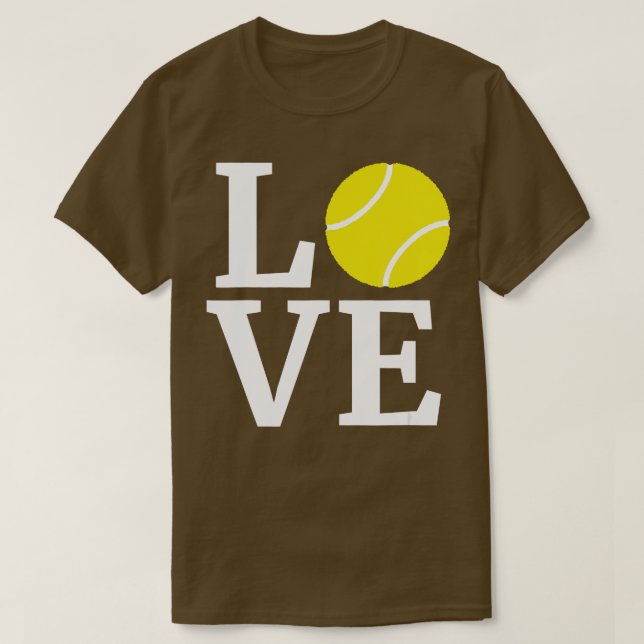 Camiseta I Love TennisTennis Lovers Women Men Kids (Diseño del anverso)