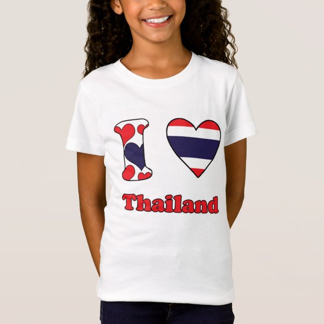 Camiseta I love Thailand (Anverso)