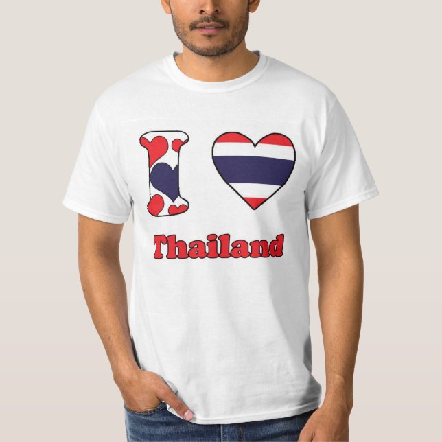 Camiseta I love Thailand (Anverso)