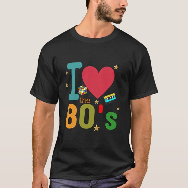 Camiseta I love the 80's (Anverso)