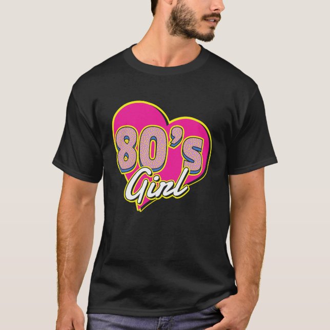 Camiseta I Love The 80s For all who Love 80s (Anverso)