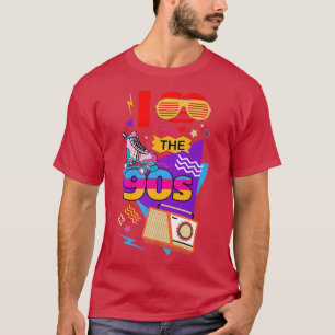 Camiseta I Love the 90s Boombox Music Retro Graphic