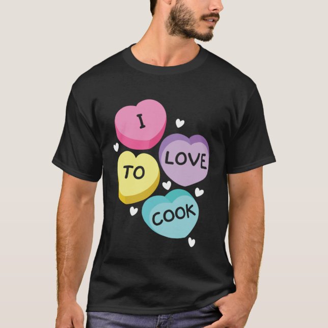 Camiseta I Love To Cook Cafeteria Job Profession Lady Cook  (Anverso)
