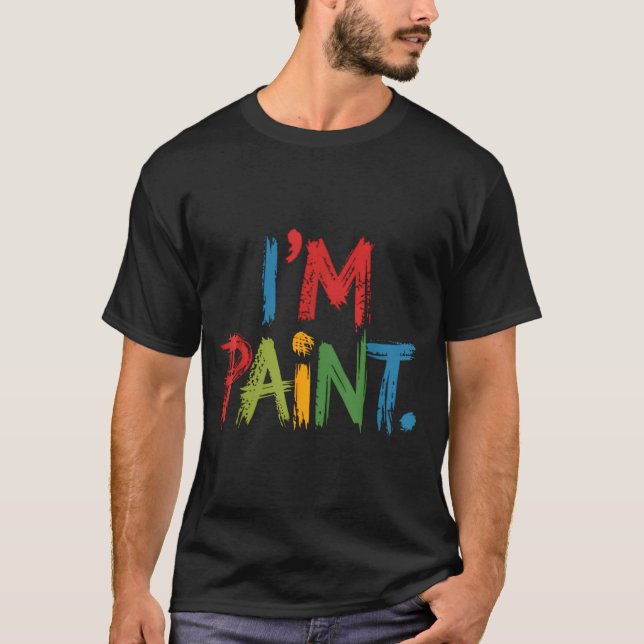 Camiseta I Love To Finger Paint I'm Paint Funny Couple Vale (Anverso)