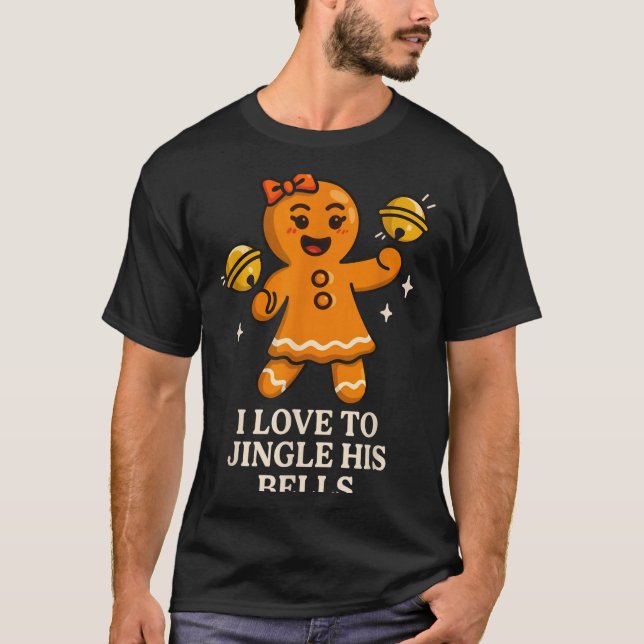 Camiseta I Love To Stuff Her Stocking Matching Jingle His B (Anverso)