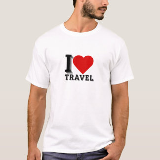 Camiseta I Love Travel - Travel Lover