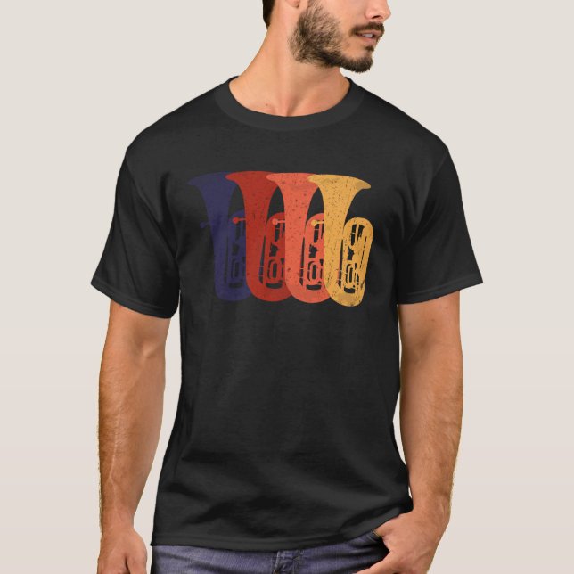 Camiseta I Love Tuba instrument (Anverso)