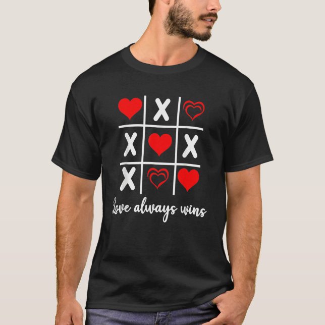 Camiseta I Love U Heart Couple Matching Valentines Day Xoxo (Anverso)