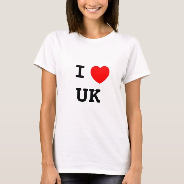 CAMISETA I LOVE UK (Anverso)