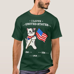 Camiseta I Love United States