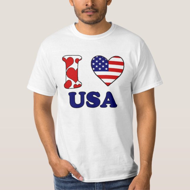 Camiseta I love USA (Anverso)