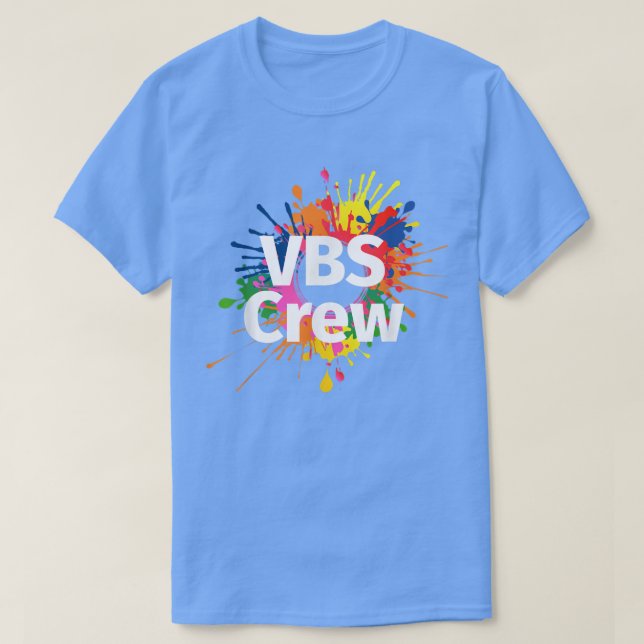 Camiseta I Love VBS 2022 Crew Vacation Bible School Paint S (Diseño del anverso)