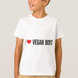 Camiseta I Love Vegan Boys