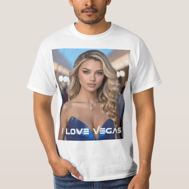 CAMISETA I LOVE VEGAS (Anverso)