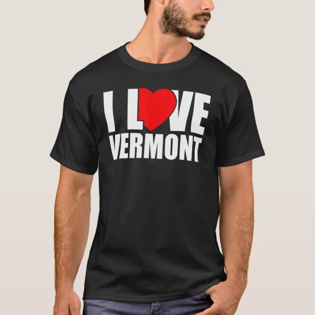 Camiseta I Love Vermont (Anverso)