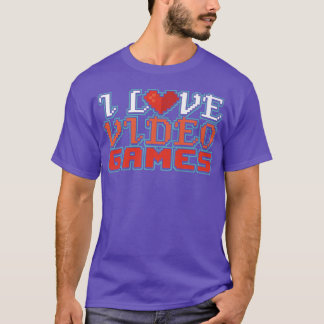 Camiseta I Love Video Games Gift Premium T-Shirt