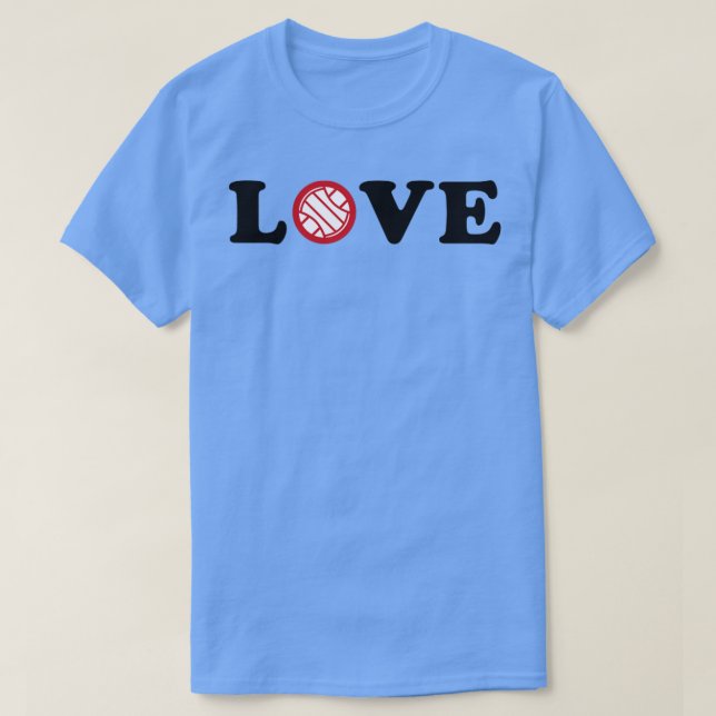 Camiseta I Love Volleyball (Diseño del anverso)
