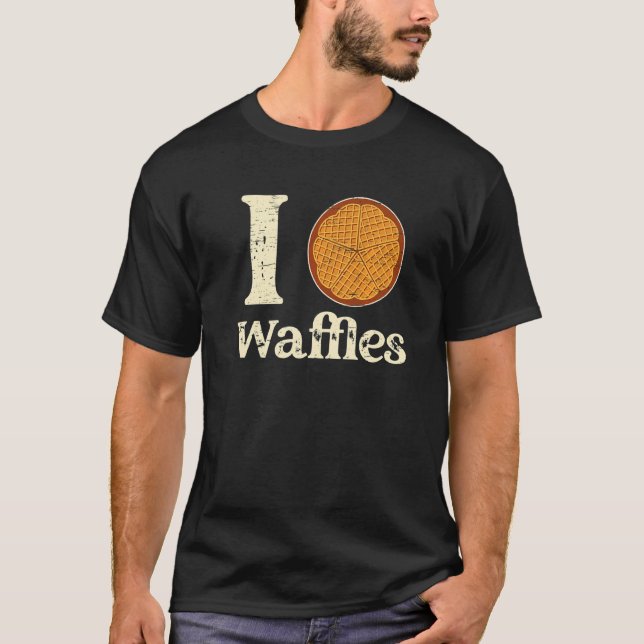 Camiseta I Love Waffles Waffle Men Women Kids Christmas Bak (Anverso)