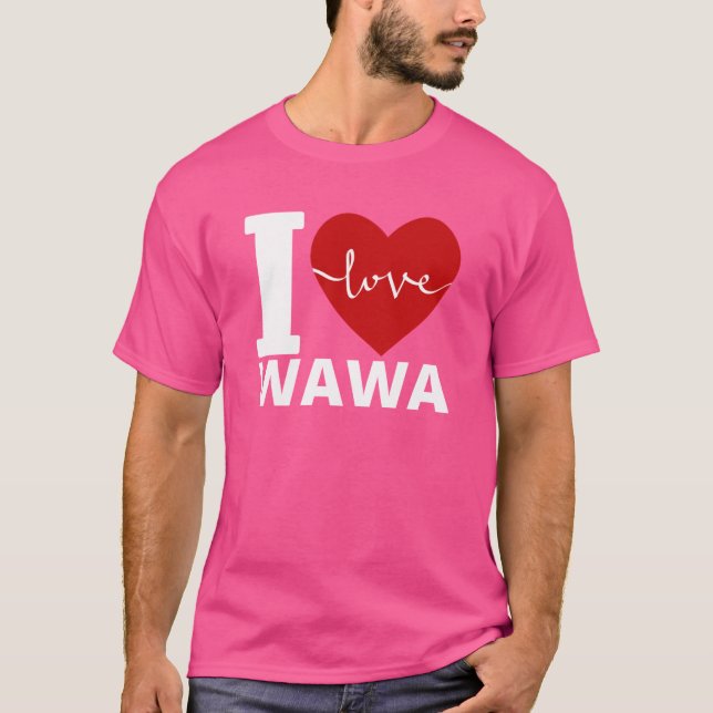 Camiseta I LOVE WAWA friends (Anverso)