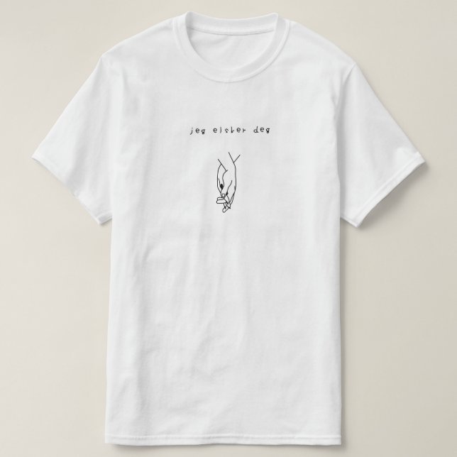 Camiseta I Love You (Diseño del anverso)