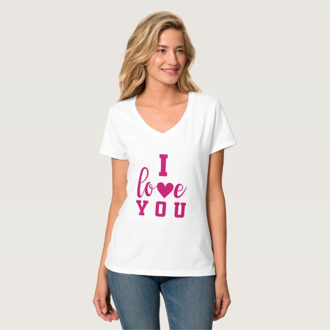 Camiseta I Love You (Anverso completo)