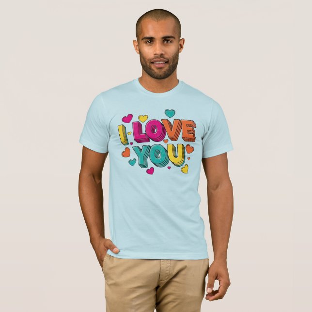 Camiseta I Love You (Anverso completo)