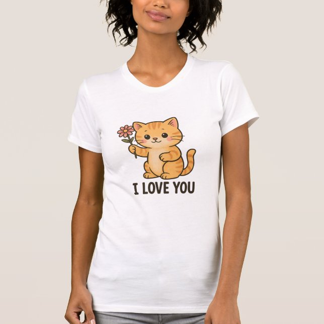 Camiseta I Love You  Kitten (Anverso)
