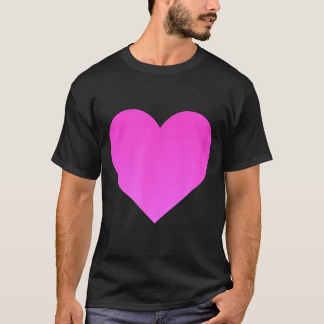 Camiseta I Love You Nk Purple Heart Valentines Day Emotico  (Anverso)