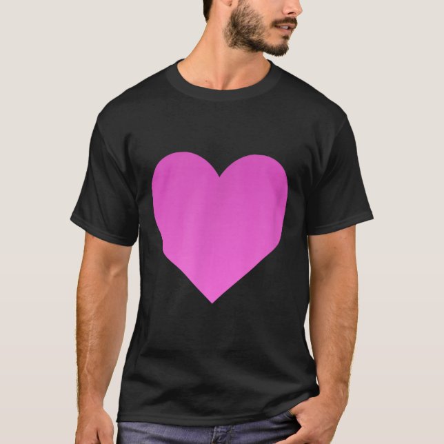 Camiseta I Love You Nk Purple Heart Valentine's Day Emotico (Anverso)