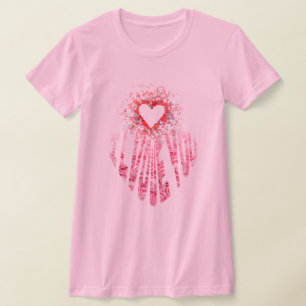 Camiseta "I love you" Trái Tim Hoa Hî ng - Thien Kdesafíos 