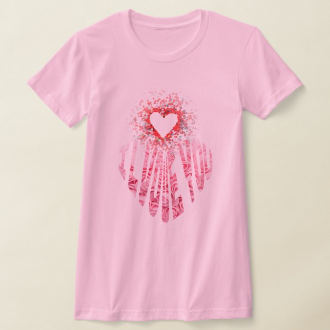 Camiseta "I love you" Trái Tim Hoa Hî ng - Thien Kdesafíos  (Distribución)