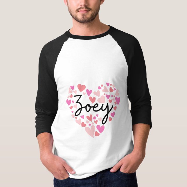 Camiseta I love Zoey (Anverso)