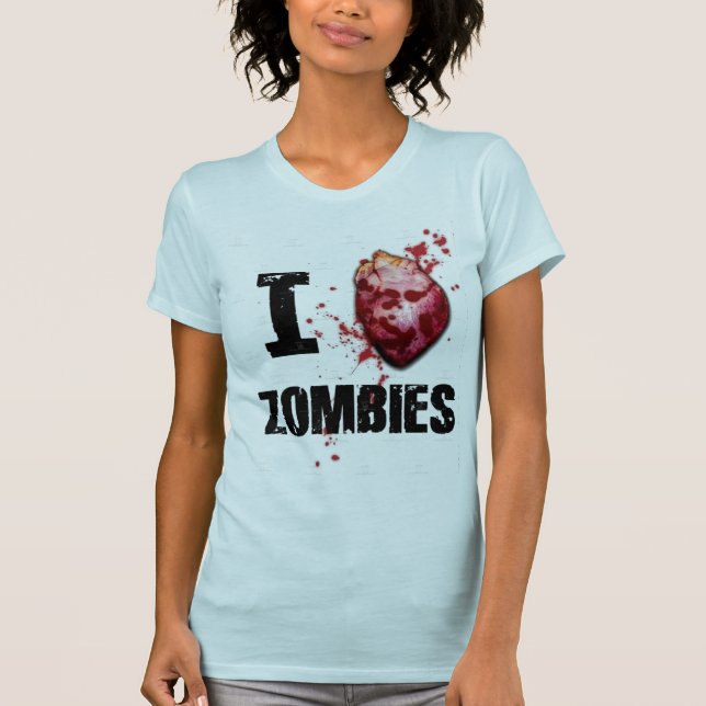 Camiseta I love zombies (Anverso)
