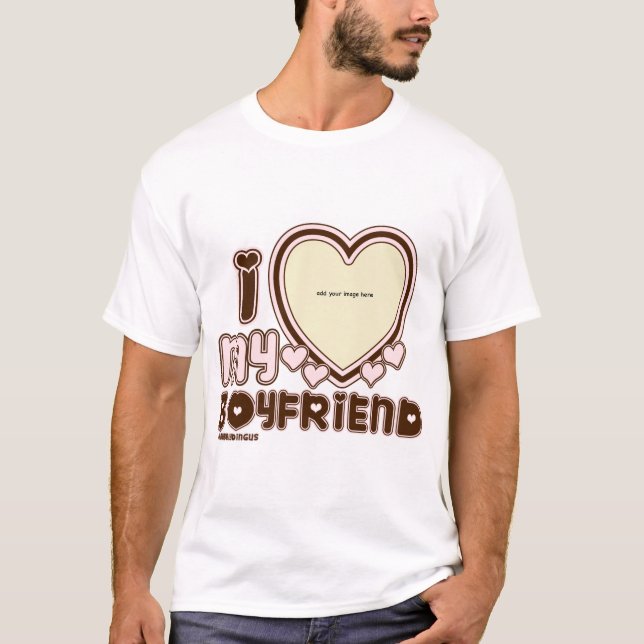 Camiseta i luv brown bf (Anverso)