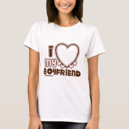 Camiseta i luv brown bf