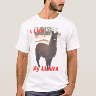 Camiseta I LUV mi LLAMA