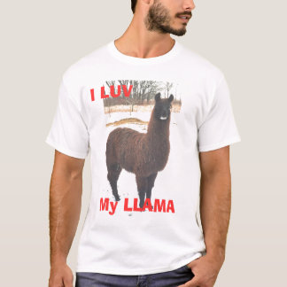 Camiseta I LUV mi LLAMA