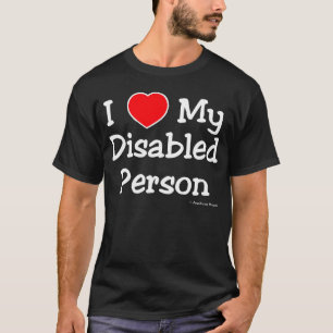 Camiseta I Luv mi persona discapacitada (luz)