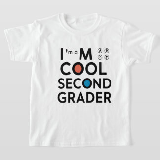 Camiseta I’m a Cool Second Grader Back to School T-Shirt