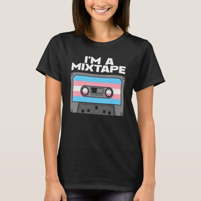 Camiseta I M A MIXTAPE Transgender LGBT Gay Pride Month Tra (Anverso)