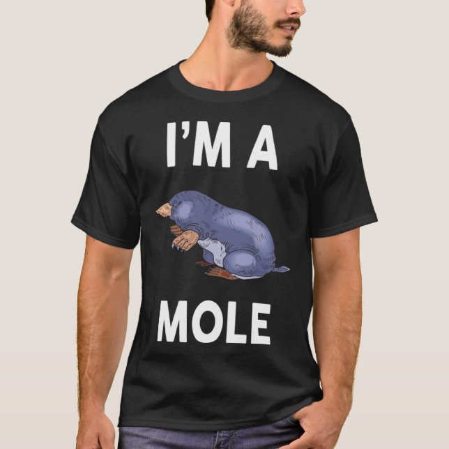 Camiseta I m A MOLE   MOLE (Anverso)