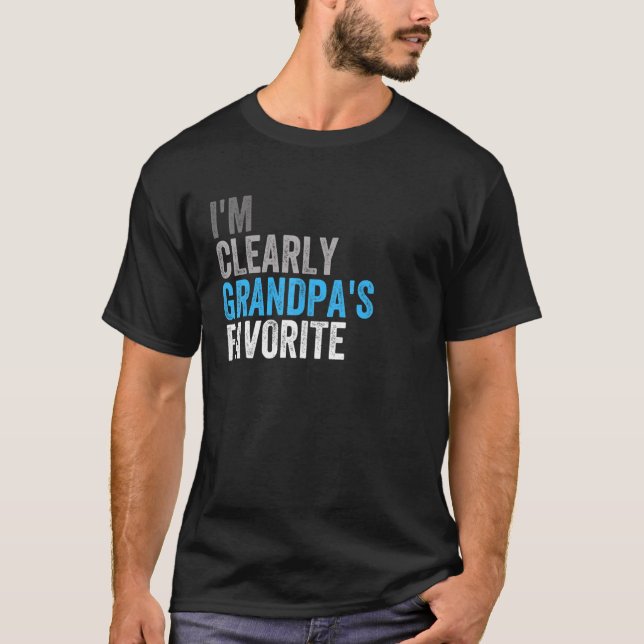 Camiseta I m Clearly Grandpau2019s Favorite Family Daughter (Anverso)