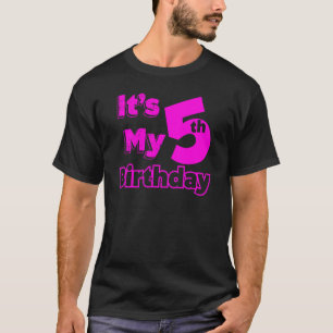 Camiseta I´m five years old and it´s my 5th Birthday 2