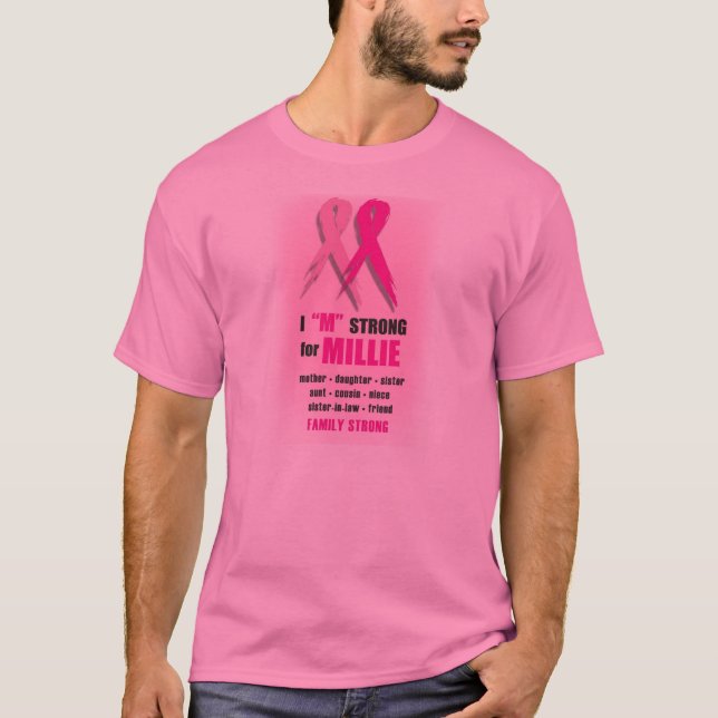 CAMISETA I "M" FUERTE PARA MILLIE (Anverso)
